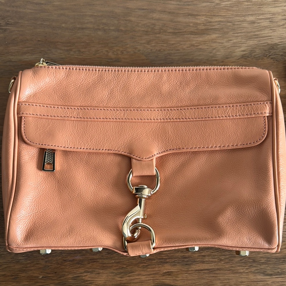 Rebecca Minkoff Tan Clutch with Wristlet